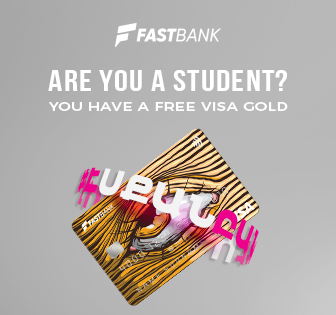 Fast Bank provides free Visa Gold Credit Cards to students